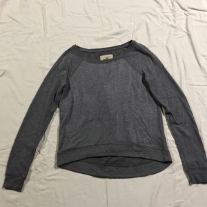 Hollister Tops - grey sweater with silver sparkles Hollister Tops - grey sweater with silver sparkles